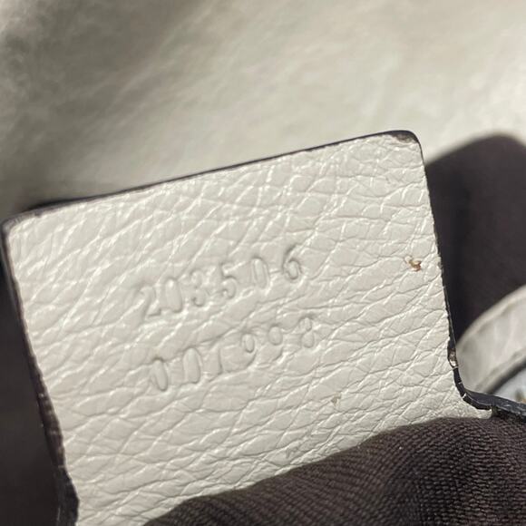 Gucci Charlotte Hobo Shoulder Bag Brown Canvas GG Monogram / Cream Leather AS IS - Picture 13 of 16